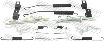Zubehörsatz Feststellbremsbacken FEBEST 0204-D40MR-KIT für NISSAN NAVARA NP300