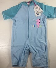 Toddler One Piece Rash Guard Swimsuit Seahorse Swimwear 4t Kid Swim Beach New