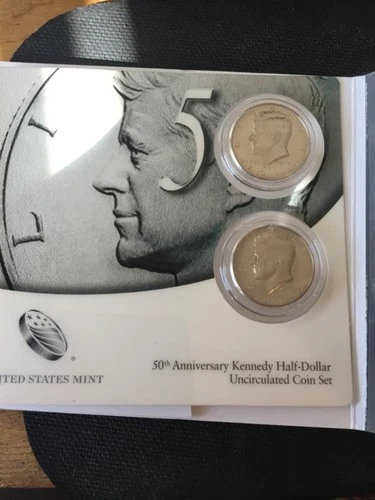 50 th anniversary kennedy half dollar set