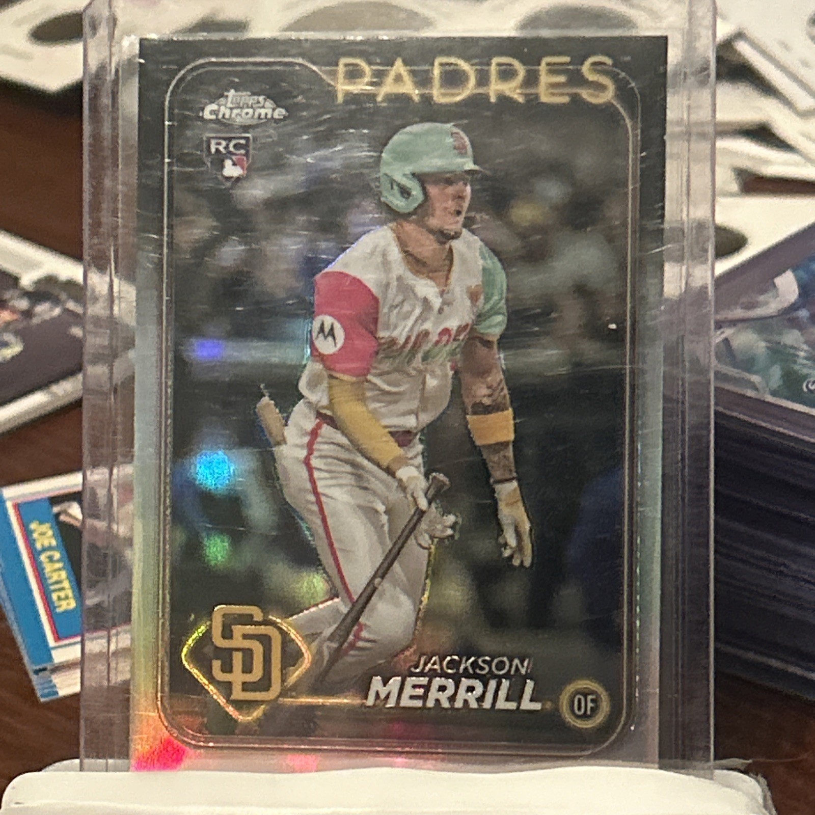 Jackson Merrill 2024 Topps Chrome Update Refractor RC #USC153 San Diego Padres