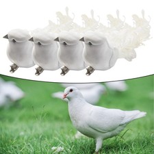 4 Pack Of Artificial Doves Foam Doves Peace Doves For Wedding Decorative / New
