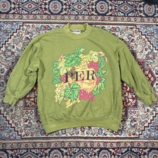Moschino Jeans Per Green Sweatshirt Size Medium Casual