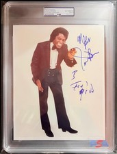 JAMES BROWN SIGNED AUTOGRAPH 8X10 PHOTOGRAPH ENCAPSULATED GOT YOU FEEL GOOD PSA