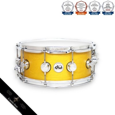 DW DRSO0614SSC104 Collector's Maple Snare Drum Satin Oil Amber