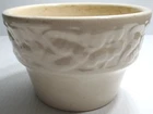 Vintage Red Wing Pottery Planter Pot Jardiniere # 1076 Creamy White 3 5/8" Tall