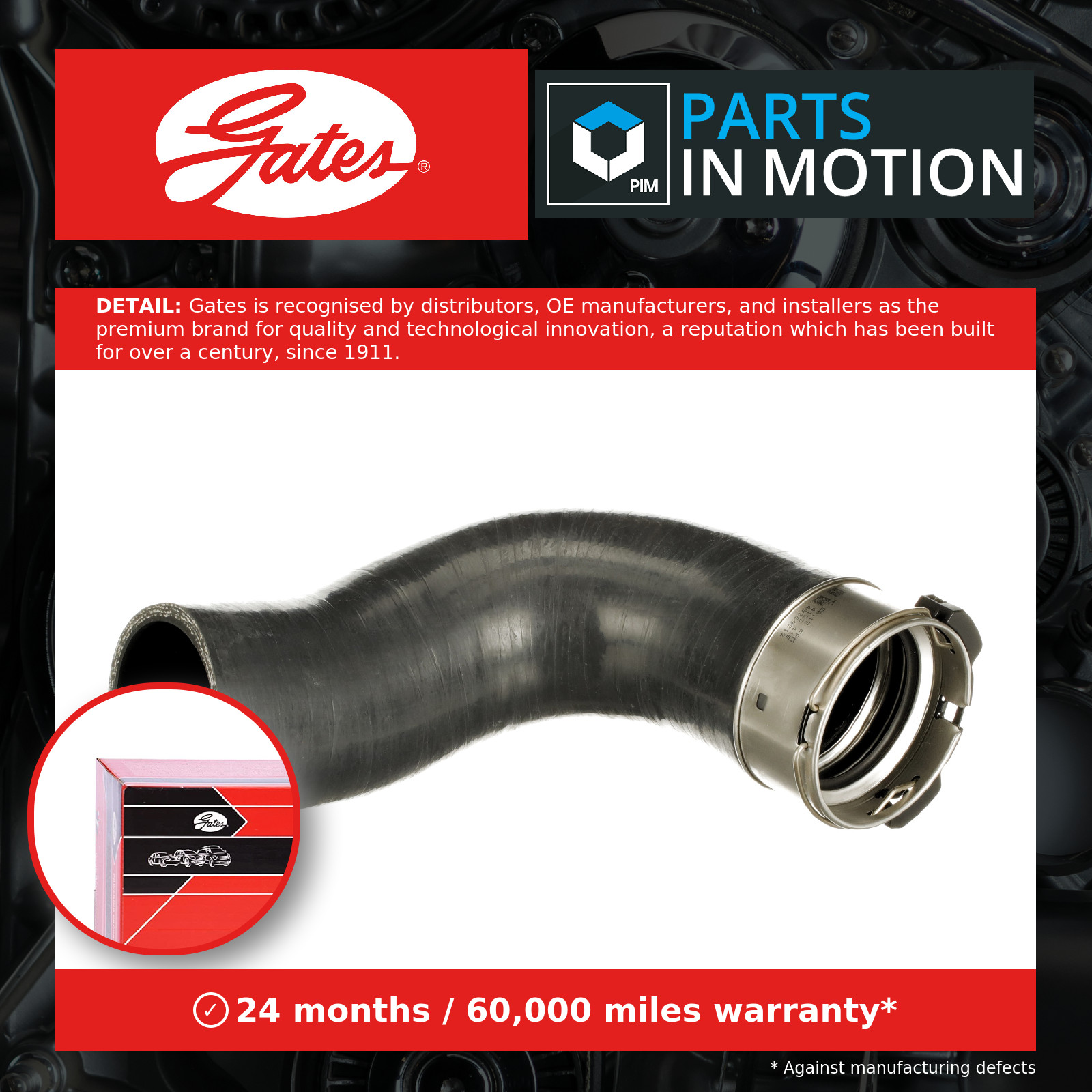 GATES-OE 09-1242 Charge Air Hose for ,POLESTAR,VOLVO,VOLVO ASIA - Image 14
