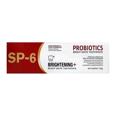 S*P-6 Probiotic Toothpaste | Whitening & Odour Removal Neu