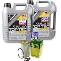 Inspektionspaket 10L Liqui Moly Top Tec 4100 5W-40 FüR Mercedes R-Klasse W251