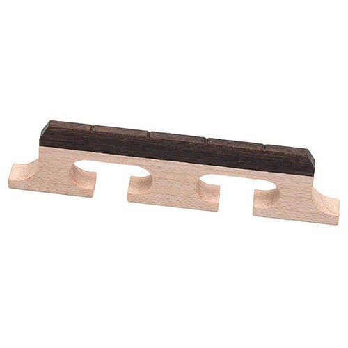 Piezas de instrumento de cuerda de puente de repuesto de banjo de 4 cuerdas de madera de rosa P4A94686 - Imagen 6 de 6