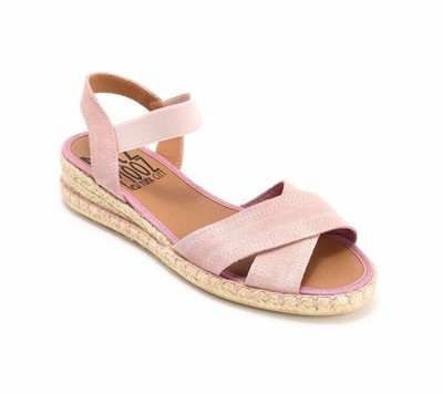Miz Mooz Suede Espadrille Sandals - Vena Rose 37 New | eBay