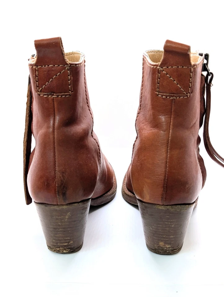 Botas de cuero pistola Acne Studios en coñac talla EU 36 (US 7) Foto 4 de 4