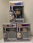 3 Funko Pop! Rocks - Marilyn Manson #154 Rob Zombie  #137 Jonathan Davis #242