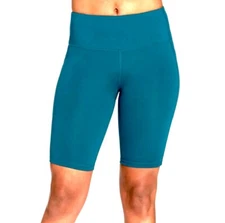 DSG Paradise Blue Momentum High Rise Crop Bike Shorts Sz: S NWT $35