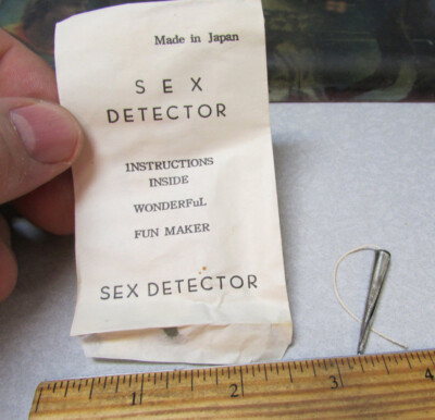 vintage 1950s dime store novelty, The Sex Detector, unusual 50s toy novelty | eBay vintage 1950s dime store novelty, The Sex Detector, unusual 50s toy novelty | eBay