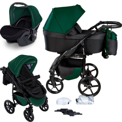 Boston GaGaDumi Travel System 3in1 Baby Pram Car seat Pushchair Stroller Buggy - Foto 16 di 23