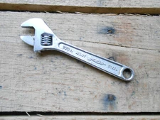 Scarce Vintage Japan SUPER Brand 6" 150MM Alloy Steel Adjustable Wrench Diamond