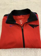 Nike Jordan Air Flight Poly Cotton 2010 Track Jacket Full Zip Mens Sz Small