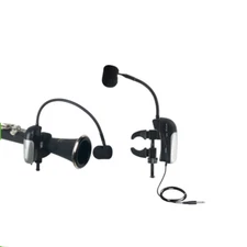 High Quality Clarinet Flute Pickup Microphone 5m Cable 6.35mm Hole Rubber Clamp