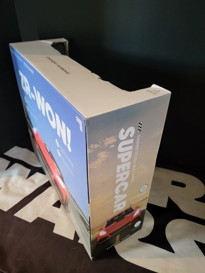 Corvette ZR1 RC Remote Control 2.4 GHZ SHARPER IMAGE Tomorrow's Tomorrow NEW - Image 3 of 4