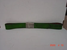 Men's Dress Belt Jeans Belt Leather Green Strap Leather SIZE 36