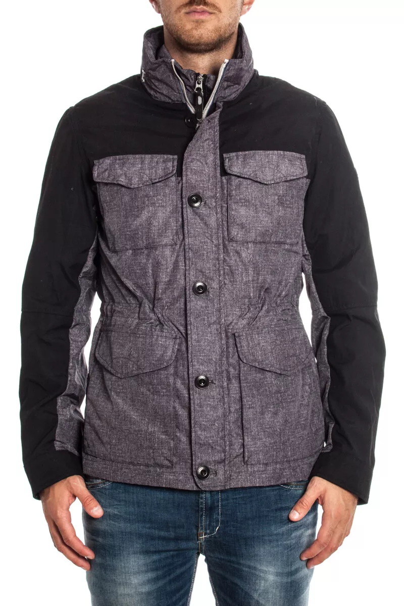 Mens armani jeans coat sale