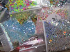 25 pieces Glitter mixes for nail art Bundle