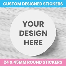 CUSTOM DESIGN SWEET CONE STICKERS PERSONALISED PARTY LABELS ANY BIRTHDAY