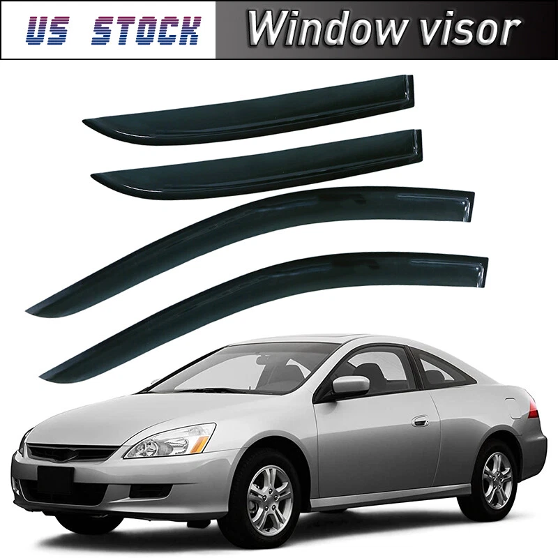 Window Visors Wind Shade Rain Guard Deflector For Honda Accord Sedan 2003-2007 - Изображение 4 из 4