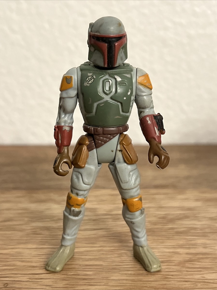 BOBA FETT STAR WARS 4” ACTION FIGURE VNTG (1996) KENNER TOY (PRE-OWNED)