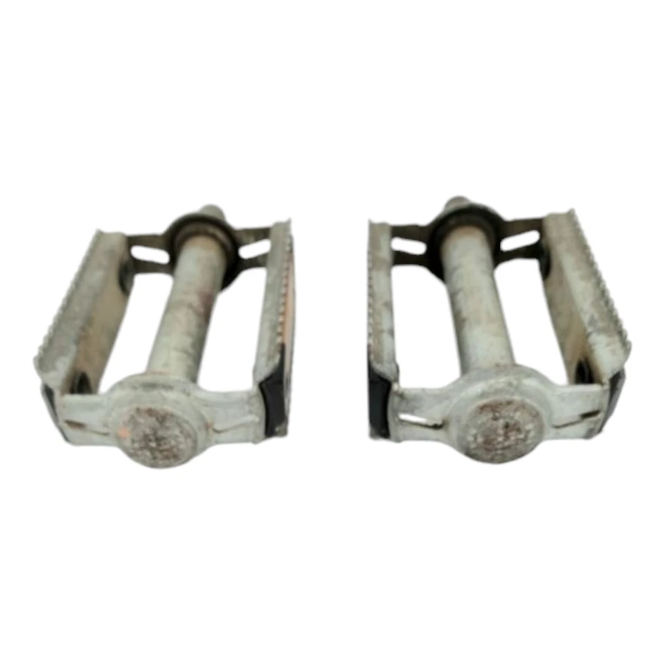Par de pedales trampa para ratas Schwinn vintage años 70 plataforma plana aprobados 1/2" Foto 4 de 4