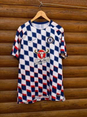 Nike Chelsea Football Club Carabao Energy Drink Soccer Jersey