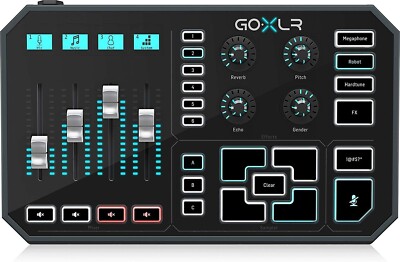 TC-Helicon GO XLR Broadcaster Platform with Mixer and Effects for