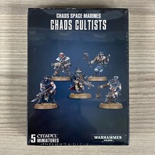 5 CHAOS CULTISTS WARHAMMER 40K CHAOS SPACE MARINES EASY BUILD DARK VENGEANCE