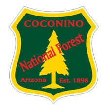 7" coconino national forest arizona bumper sticker decal usa made