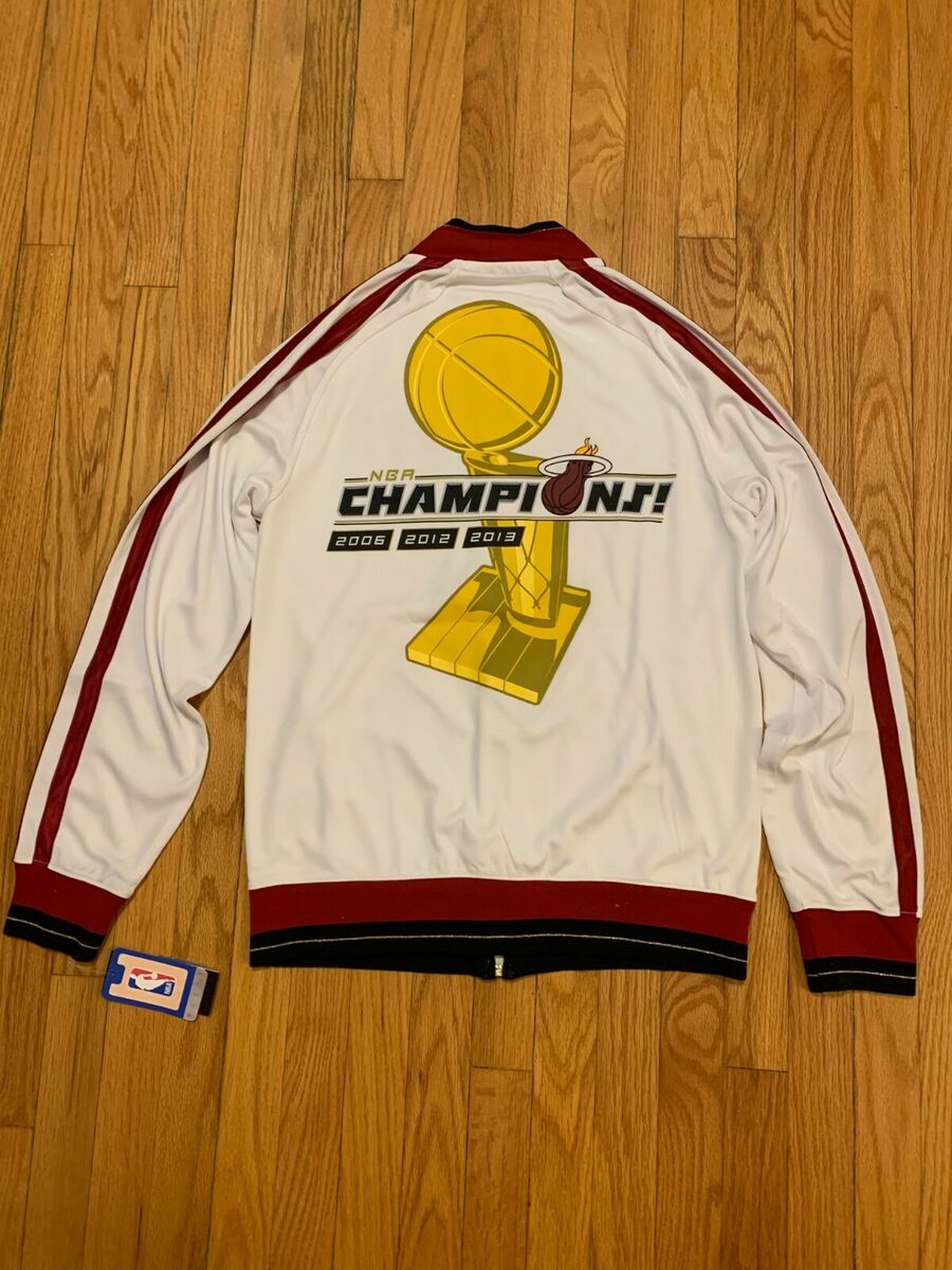 Miami Heat Adidas TRB Championship Full Zip Track Jacket Miami Heat Adidas TRB Championship Full Zip Track Jacket