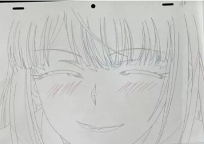Dagashi Kashi Genga Sketch Anime Goods Animation Japan Not Cel Celga
