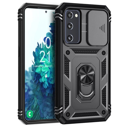 For Samsung Galaxy S20 FE/FE 5G Ring Stand Case Cover Privacy Screen Protector - 第 26/57 張圖片