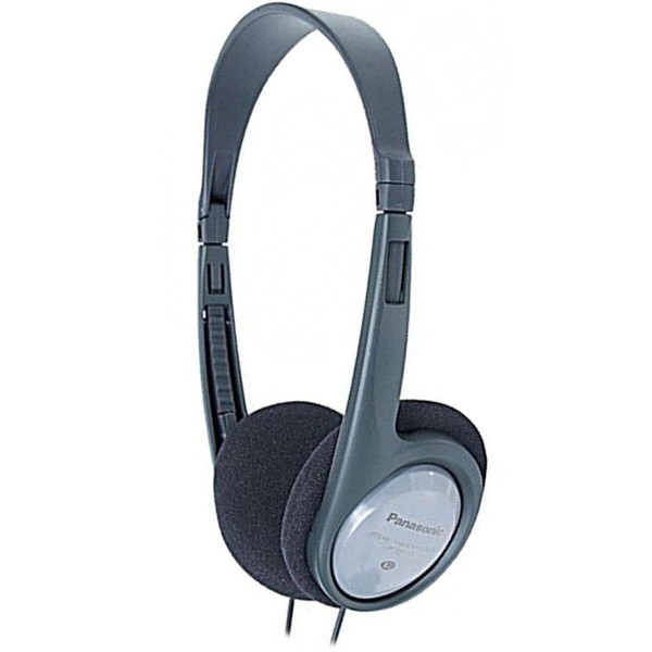 Panasonic HT090 Lightweight Headphones  5m Long Cord  Black Single - image 2