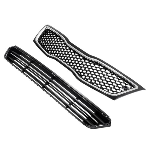 Juego de 2 piezas de parrilla de parachoques delantera superior e inferior para Kia Optima 2014 2015 - Imagen 11 de 20