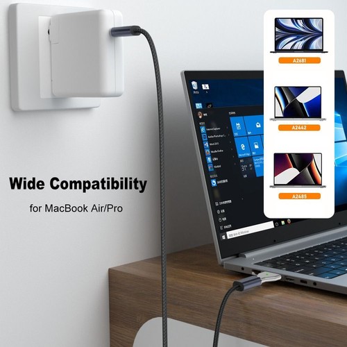 Connector Type-C Female to Magsafe 3 Converter for MacBook Air/Pro - Photo 8 sur 11