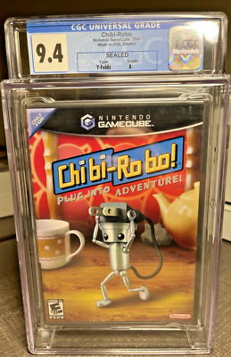 Nintendo GameCube CHIBI ROBO - CGC 9.4 A NEW SEALED - RARE GRADE!