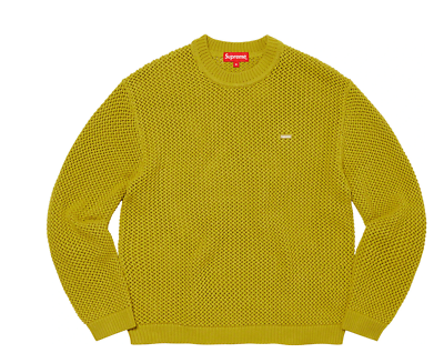 Supreme Open Knit Small Box Sweater SS22 Size Large | eBay 
