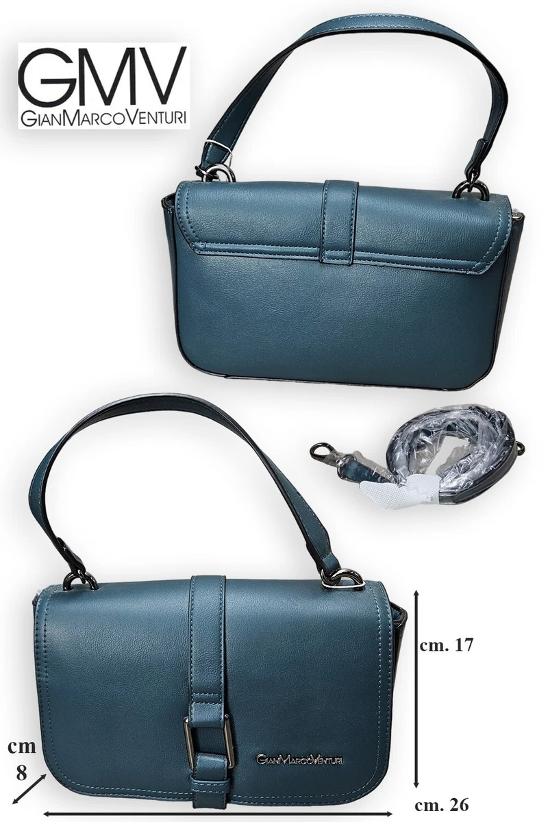 GianMarcoVenturi Borsello Uomo In Similpelle Con Tracolla Regolabile – Multi Tasca – Elegante E Leggero - 4