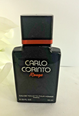 '90's Carlo Corinto Rouge Pour Homme EDT 0.33oz/ 10ML Travel Size Mini in Pouch