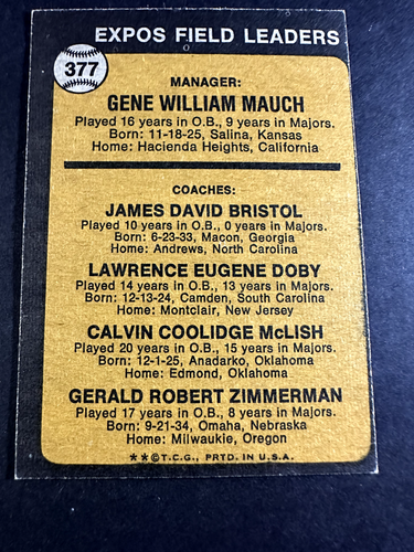 1973 Topps Baseball - Pick A Card- Cards 201-450 Excellent-NM - Picture 147 of 213