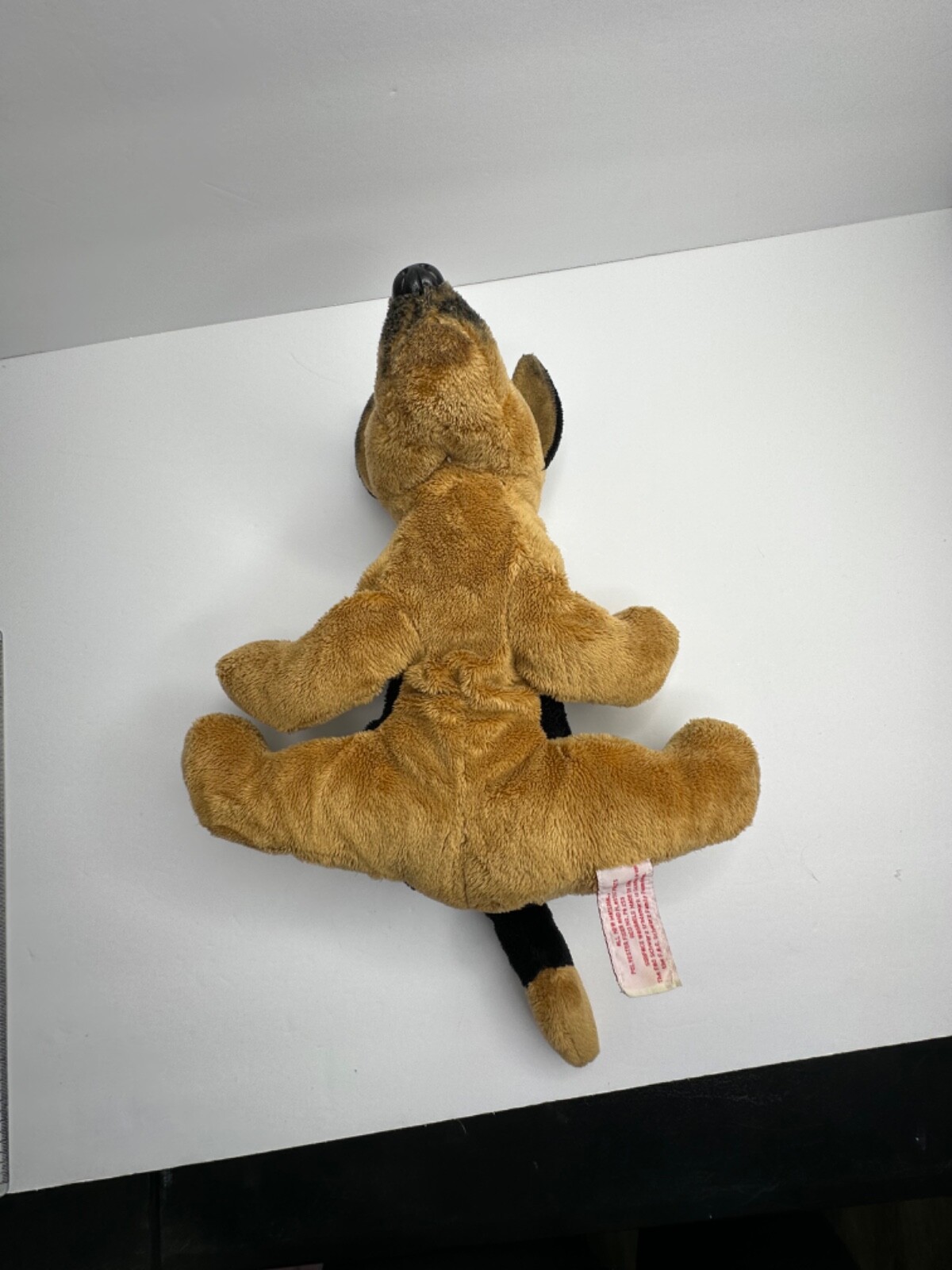 FAO Schwarz Realistic German Shepard Puppy Dog Plush Floppy Beanbag Stuffed eBay