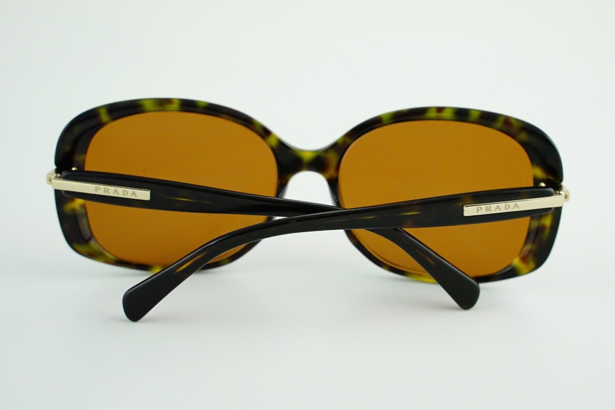 FRAMES! PRADA SPR-08O 57-17-130 Tortoise Brown 2AU-6S1