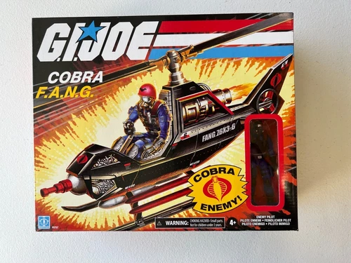 G.I. Joe Retro Collection COBRA F.A.N.G. with COBRA PILOT Action Figure!!