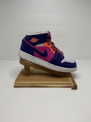 Nike Air Jordan 1 Mid Shoes Fire Pink 
