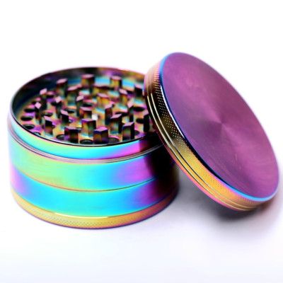 Large 4 Layer Herb Grinder Rainbow